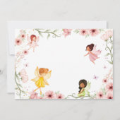 Fairy Birthday Invitation Girl Magical Garden (Dos)