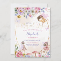 Fairy Birthday Invitation