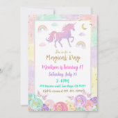 Fairy Birthday Invitation Whimsical Magical Party (Devant)