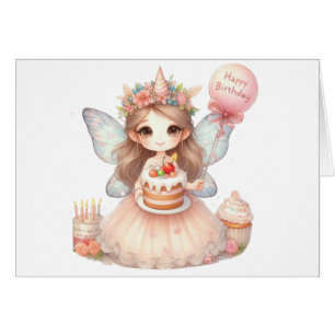 Fairy Birthday Kaart