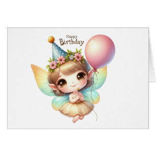 Fairy Birthday Kaart