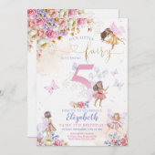 Fairy Birthday Kaart (Voorkant / Achterkant)