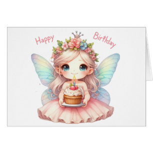 Fairy Birthday Kaart