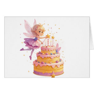 Fairy Birthday Kaart
