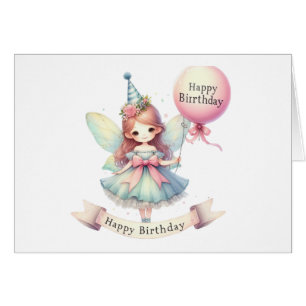 Fairy Birthday Kaart