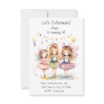 Fairy Birthday Party Invitation