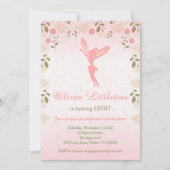 Fairy Birthday Uitnodiging - Enchanted Fairy Garde (Voorkant)