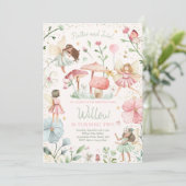 Fairy Birthday Whimsical Princess Fairy Birthday Kaart (Staand voorkant)