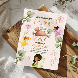 Fairy Birthday Whimsical Princess Fairy Birthday Kaart