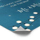 Fairy Bokeh String Lights Mariage livre d'or (Coin)