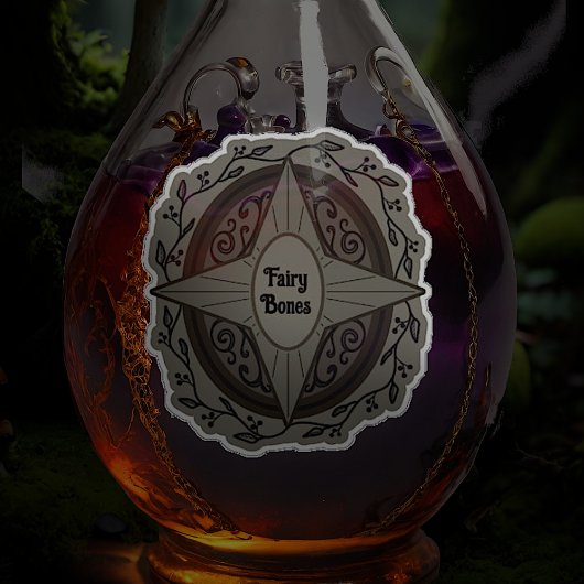 Fairy Bone Apothecary Potion flesetiketten Sticker