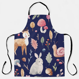 Fairy Bos Dieren Kinderen Waterverf Schort