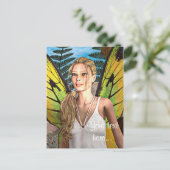 Fairy Butterfly Briefkaart (Staand voorkant)