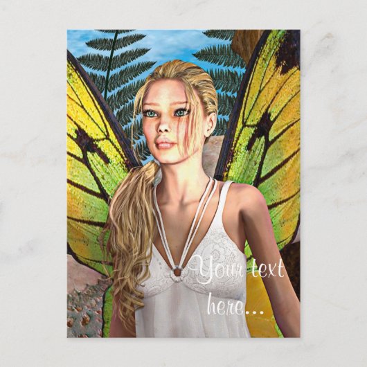 Fairy Butterfly Briefkaart (Voorkant)