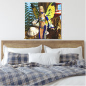 Fairy Butterfly Canvas Afdruk (Insitu (Slaapkamer))