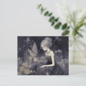 Fairy Butterfly Garden Dreamland Briefkaart (Staand voorkant)