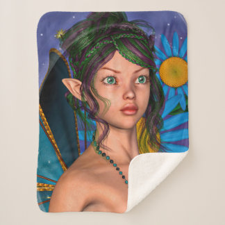 Fairy Butterfly Sherpa Deken