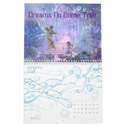 Fairy Calandar 2009 Kalender (Jan 2027)