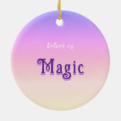 Fairy Capybara Magic Keramisch Ornament (Achterkant)