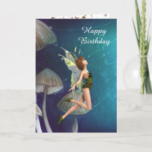Fairy Card "Happy Birthday" Kaart