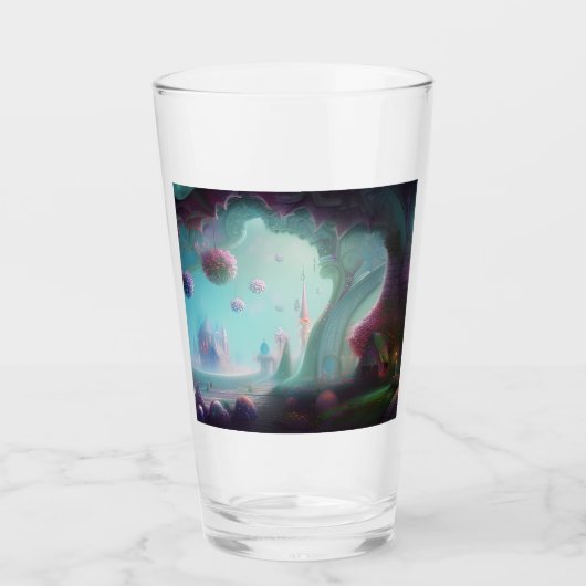 Fairy Castle in de betoverde Bossen Glas (Voorkant)