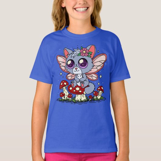 Fairy Cat T-shirt (Voorkant)