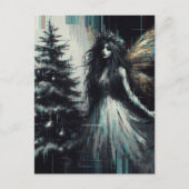 Fairy Christmas Glitch Briefkaart (Voorkant)
