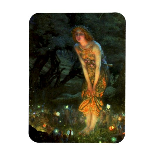 Fairy Circle Fairies Midzomer Eve Magneet (Verticaal)