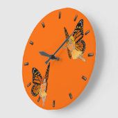 Fairy Clock Butterfly Faeries Wall Clock FairArt Grote Klok (Hoek)