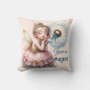 Fairy Core Style Sierkussen in pasta roze & blauw