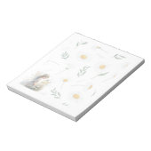 Fairy Daisy Notepad – Whimsical Floral Stationery Notitieblok (Gedraaid)