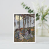 Fairy Dance  Illustratie Briefkaart (Staand voorkant)