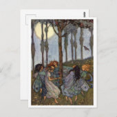 Fairy Dance  Illustratie Briefkaart (Voorkant / Achterkant)