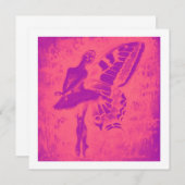 Fairy Dancer Invite Kaart (Voorkant / Achterkant)