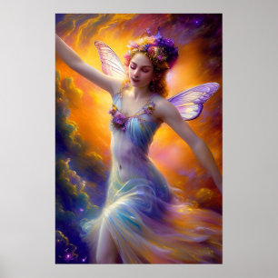  Fairy Dancing in the Wind Poster