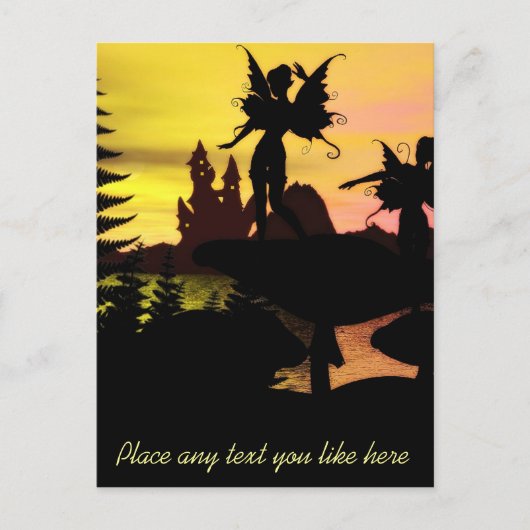 Fairy dans briefkaart (Voorkant)