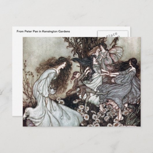 Fairy dans briefkaart (Voorkant / Achterkant)