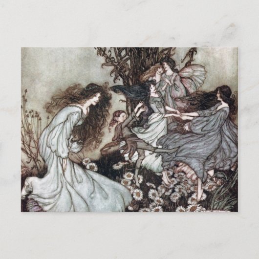 Fairy dans briefkaart (Voorkant)