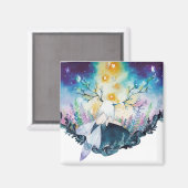 Fairy Digital Art Magneet (Voorkant / Achterkant)