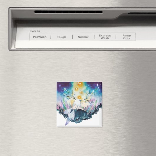 Fairy Digital Art Magneet (Insitu (Vaatwasser))