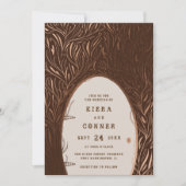 Fairy door Irish Folklore Fairytale Tree Weddensch Kaart (Voorkant)