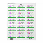 Fairy Door Retour Adreslabels Etiket (Full Sheet)