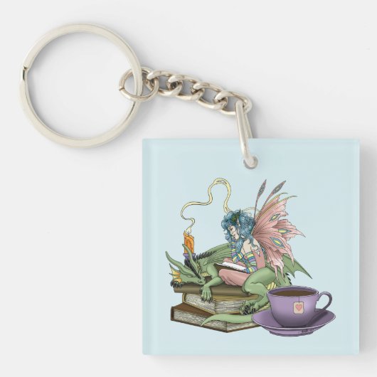 Fairy Dragon Books Tea Friendship  Sleutelhanger (Voorkant)