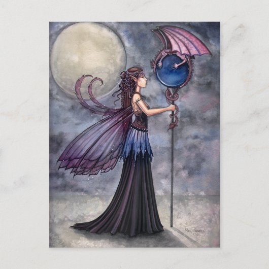 Fairy Dragon Briefkaart van Molly Harrison (Voorkant)