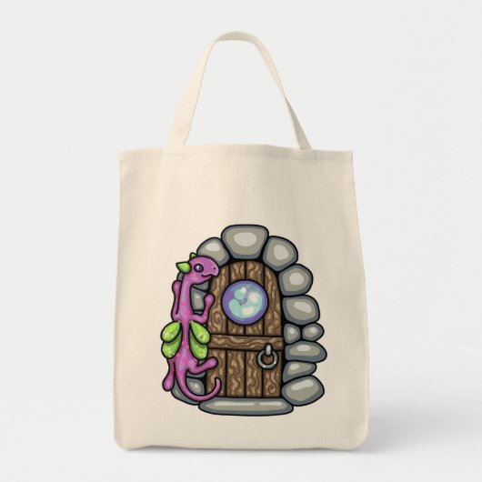 Fairy Dragon Door Carrie Michael Tote Bag (Voorkant)