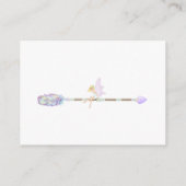 Fairy Dream Catcher Baby shower Boek aanvraag Informatiekaartje (Achterkant)