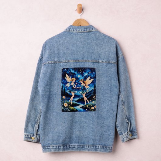 Fairy Dreamland Sterrennacht T-shirt Denim Jacket (Hangar)