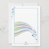 Fairy Dust Birthday Party Invitation Kaart (Achterkant)