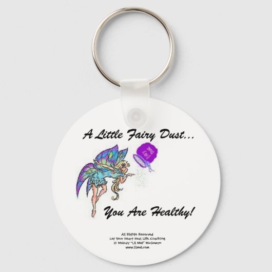 Fairy Dust Healthy Sleutelhanger (Voorkant)