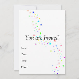 Fairy Dust Invitation Kaart